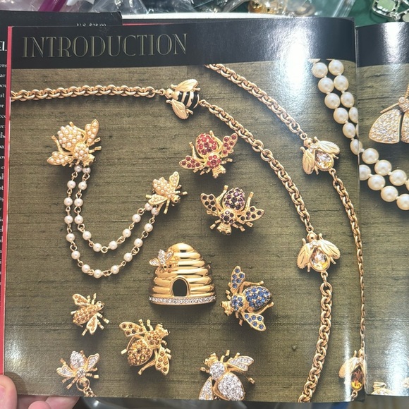 Vintage Joan Rivers Book Piece Pave Citrine Bumble Bee Brooch Pin - Picture 2 of 7